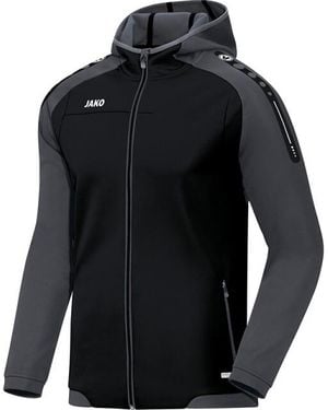 JAKÒ Jas Met Kap Champ 6817-21 - Zwart