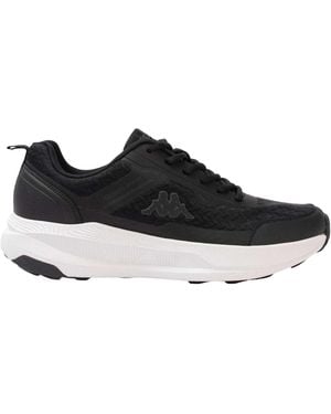 Kappa Lage Sneakers Voor Met Ripa-Logo Wit) - Zwart