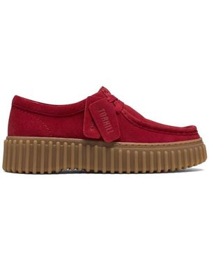 Clarks Original Torhill Bee Veterschoen - Rood