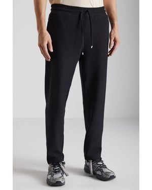 Grimelange Plain Joggers With Drawstring - Black