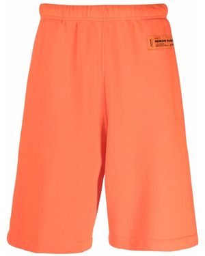Heron Preston Sweatshorts Met Logo, Gemaakt Van Gerecycled Materiaal - Oranje
