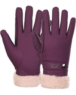 HV Polo Gloves Hvpgarnet - Paars