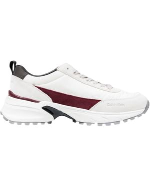 Calvin Klein Colour Block Fashion Trainers - White