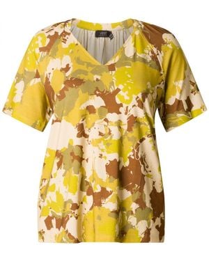 Yest Curve Romae Tops - Geel