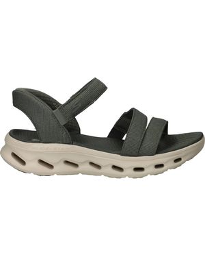 Skechers Slip-Ins: Go Walk Glide Sandalen - Zwart