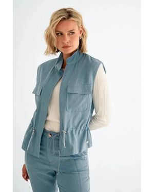 Maicazz Zizo Steff Gilet Sp26.Steff.515 Jeans - Blauw