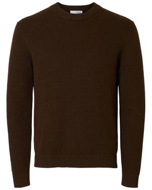 SELECTED Pullover 16092599 Slhdane - Bruin