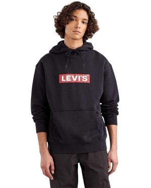 Levi's Grafische Relaxed Fit Hoodie - Zwart