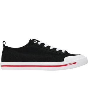 DIESEL Athos Canvas Sportschoenen Voor Wit) - Zwart