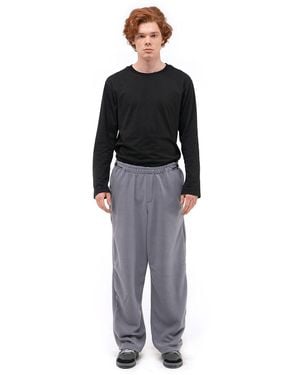 Giesto Relaxed Fit Wide Leg Pull-On Trousers - Black