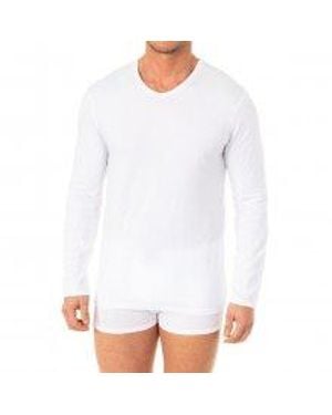 Abanderado X-Temp Long Sleeve T-Shirt A0Dgq. Thermal Regulation And Long-Lasting Comfort - White
