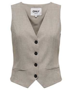 ONLY Onllinda Sl Mel Fitted Vest Cc Tlr Melee - Grijs