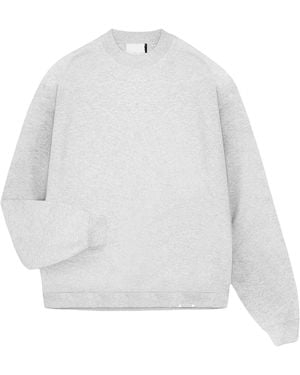 Represent Initial Crew Neck Sweatshirt (Ijsgrijs Melange) - Wit