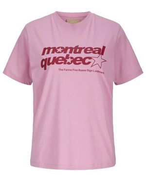 Jack & Jones Merle Montreal T-Shirt - Roze