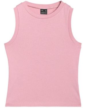 4F F132 Mouwloze Tanktop - Roze