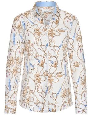 HV Polo Blouse Lange Mouw 04041004 Djade - Wit