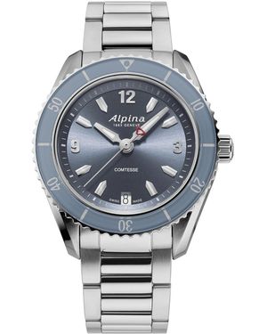 Alpina Alpiner Comtesse Sport Watch Al-240Ln3C6B Stainless Steel - Grey
