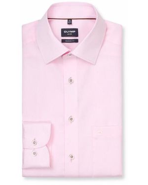 Olymp Business Overhemd - Roze