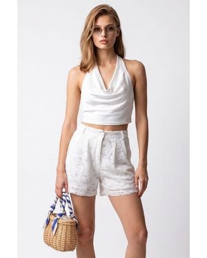 MixRay Cotton Shorts - White
