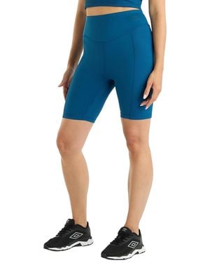Umbro Ladies Pro Training Cycling Shorts (Poseidon) - Blue
