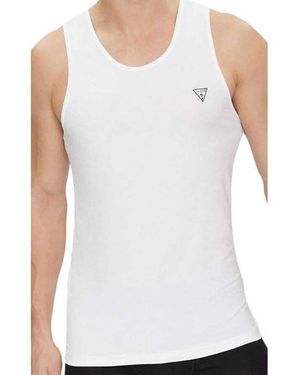 Guess Tank Top Met Brede Banden - Wit