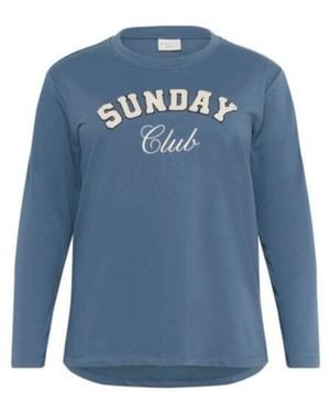 Kaffe Kceliza Sweatshirt - Blauw