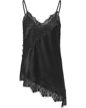 ONLY Onlindona Strap Satin Lace Top - Zwart