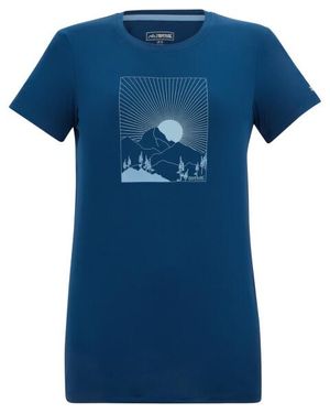 Regatta Fingal Moon Mountain Stretch T-Shirt - Blauw