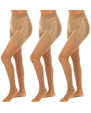 Jolie Folie Pack-3 Push Up Knickers 20 Den Pushup20 - White