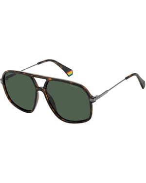Polaroid Sunglasses 59/13/140 Mm Plastic - Green