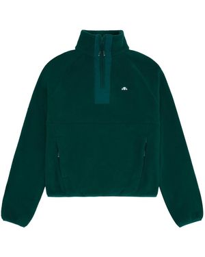 Ellesse Ladies Sestre Overhead Jacket (Dark) - Green