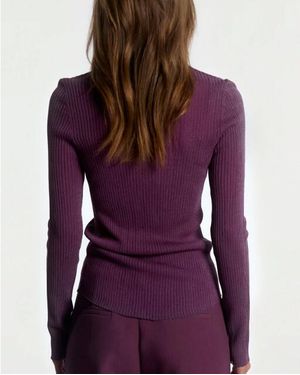 Aaiko Pullover Polly Vis 305 - Paars