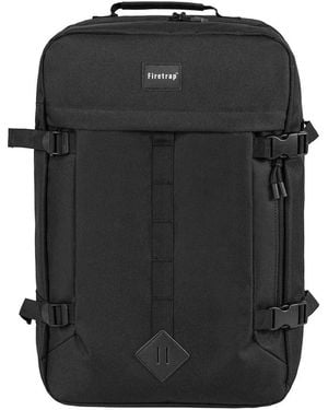 Firetrap Rugzak /Charcoal Marl) - Zwart