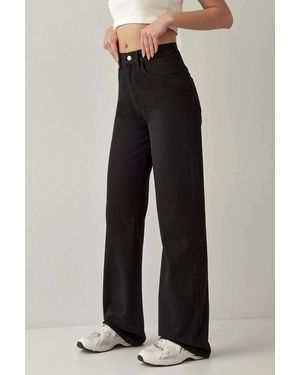 Hiccup Rechtdoorgankelijke Denim Jeans - Zwart