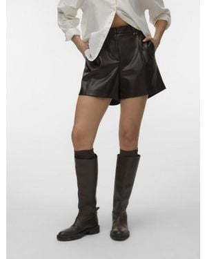 Vero Moda Vmmadison Mw Pl Shorts Wvn Btq - Zwart