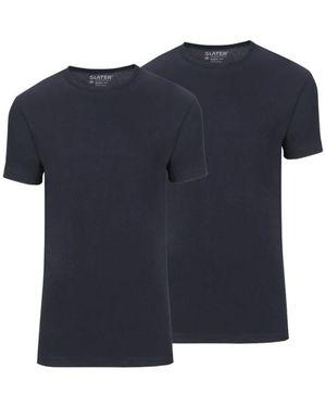 Slater T-Shirt Met Korte Mouwen - Blauw