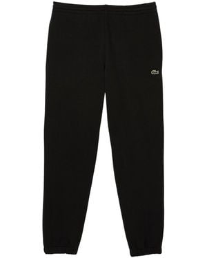 Lacoste Joggingbroek Van Fleece Voor Normale Pasvorm - Zwart