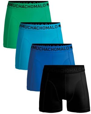 MUCHACHOMALO 4-Pack Boxershorts - Blauw