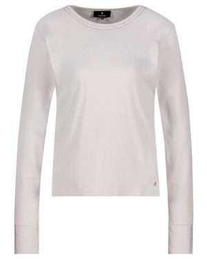 Monari Top Lange Mouw 810053 - Wit