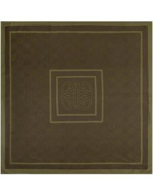 Dante 6 Monogram Printed Scarf Sjaals 263900 - Groen