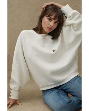 Hiccup Embroidered Cotton Sweatshirt - Multicolour