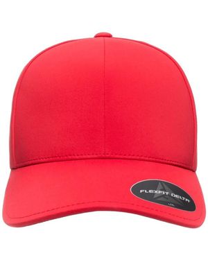 Flexfit Delta Plain Baseball Cap - Rood