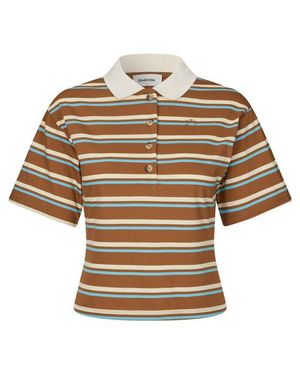 Modström Top Korte Mouw 59188 Stetson - Bruin