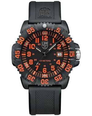 Luminox Black Resin Sport Watch - Multicolour