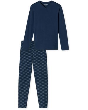 Schiesser Pyjama - Blauw