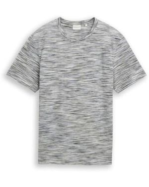 Tom Tailor Multi Color T-Shirt Dessin - Grijs