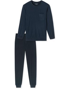 Schiesser Pyjama - Blauw