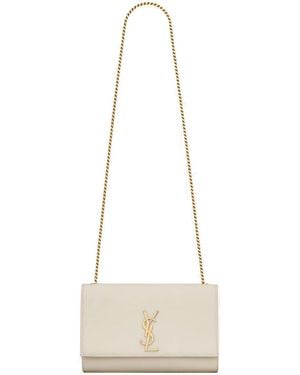 Saint Laurent Kate Schoudertas - Wit