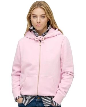Superdry Signature Sweatshirt Voor - Roze