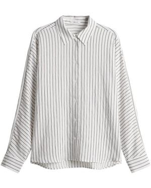 Opus Blouse Lange Mouw 10620614478460 - Grijs